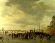 Jan van Goyen - A Scene on the Ice near Dordrecht